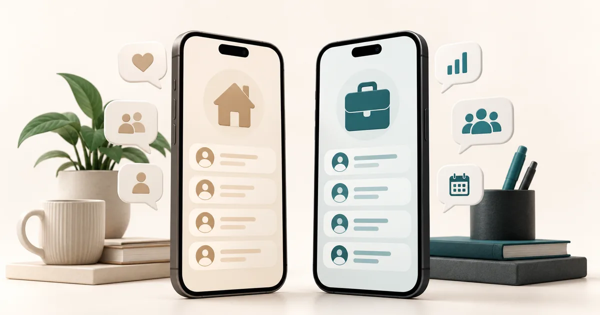 Telefone pessoal e profissional: por que separar os cadastros